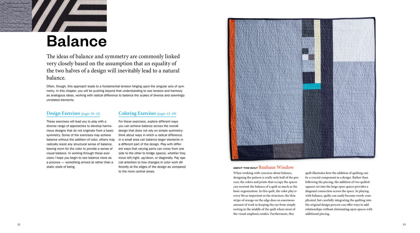 The Quilt Design Coloring Workbook: 91 Modern Art-Inspired Designs and Exercises