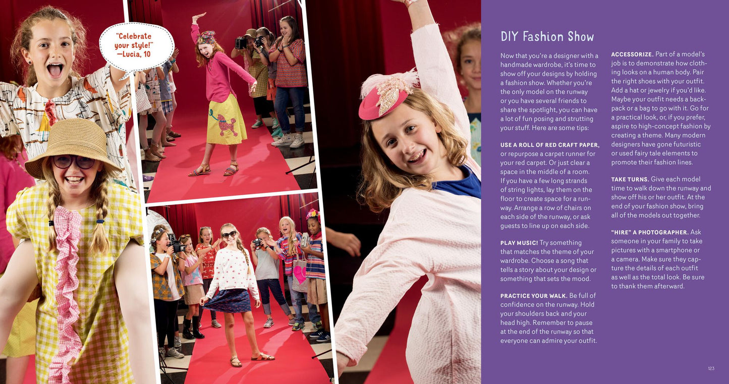 Sewing School Fashion Design: Make Your Own Wardrobe with Mix-And-Match Projects Including Tops, Skirts & Shorts