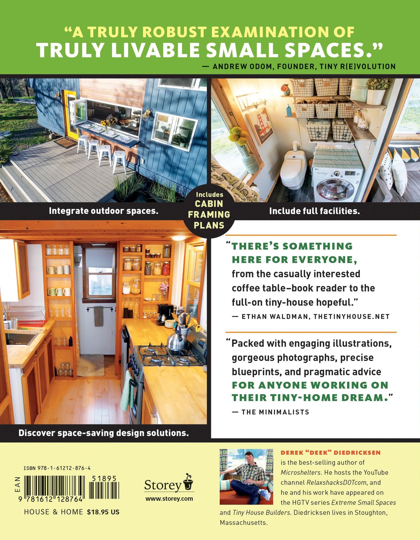 Micro Living: 40 Innovative Tiny Houses Equipped for Full-Time Living, in 400 Square Feet or Less