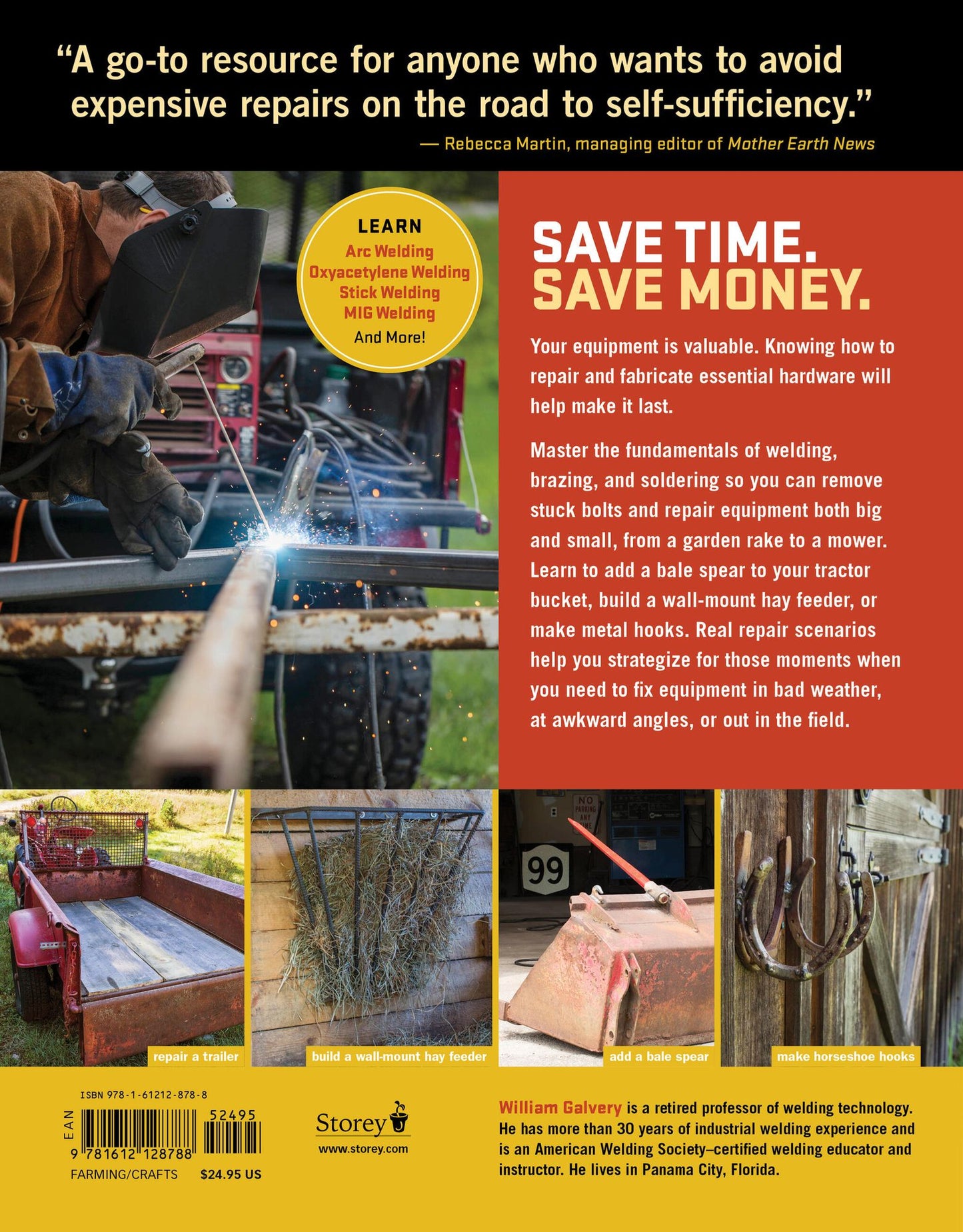 Basic Welding for Farm and Ranch: Essential Tools and Techniques for Repairing and Fabricating Farm Equipment