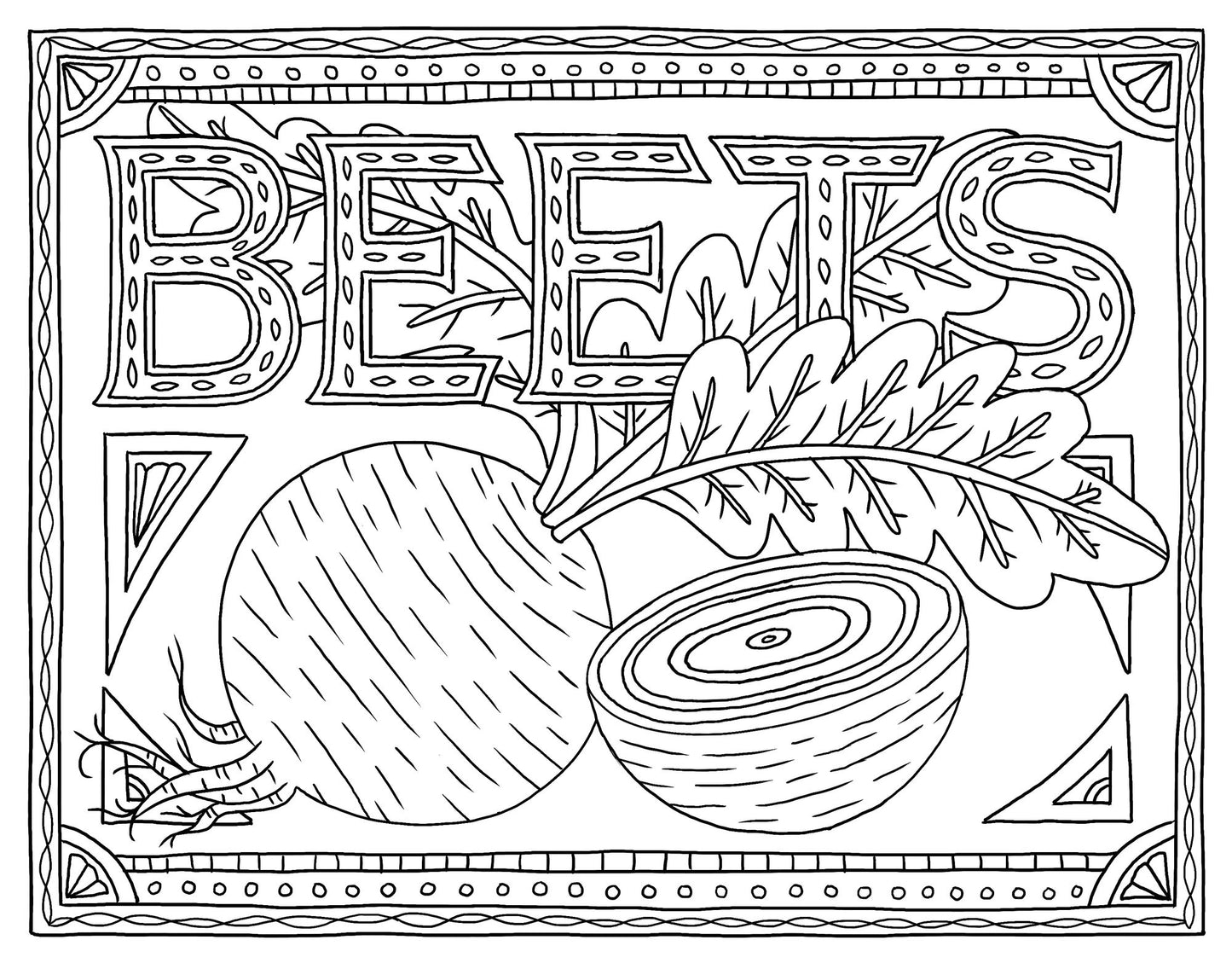 Country Life Coloring Book