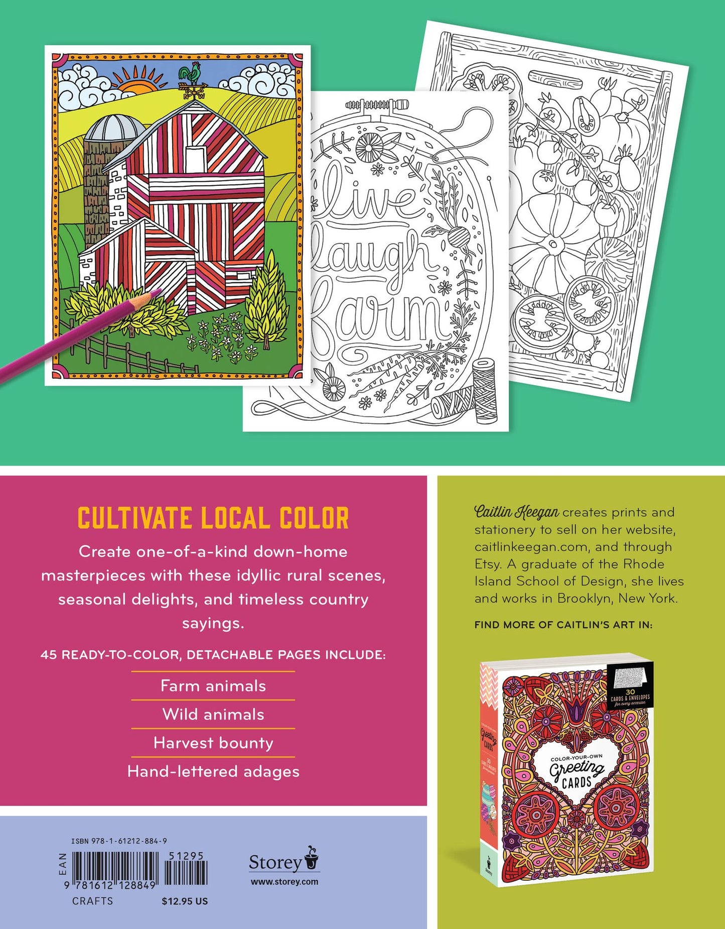 Country Life Coloring Book