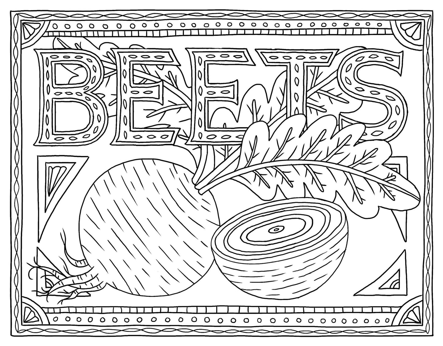 Country Life Coloring Book