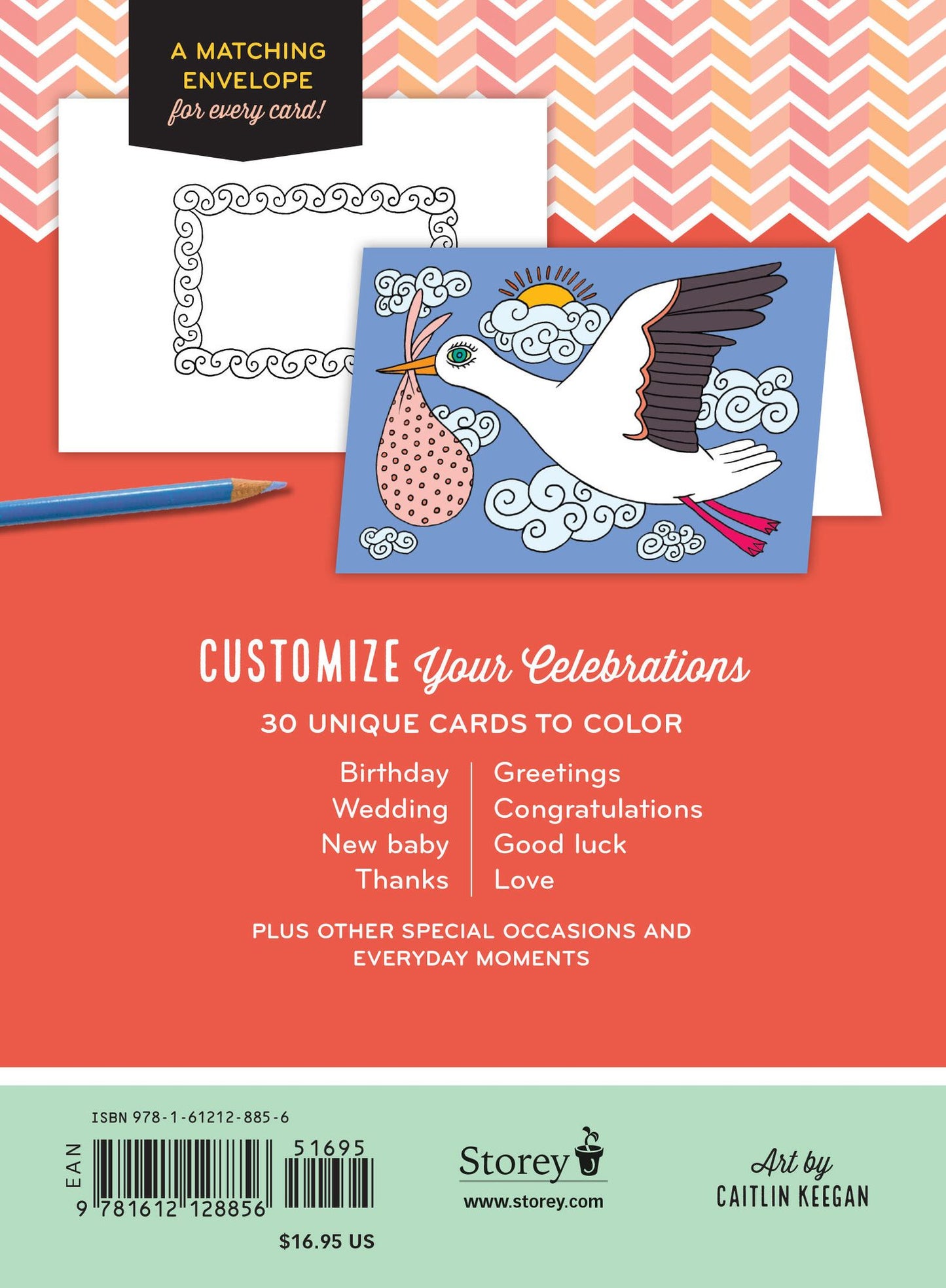 Color-Your-Own Greeting Cards: 30 Cards & Envelopes for Every Occasion