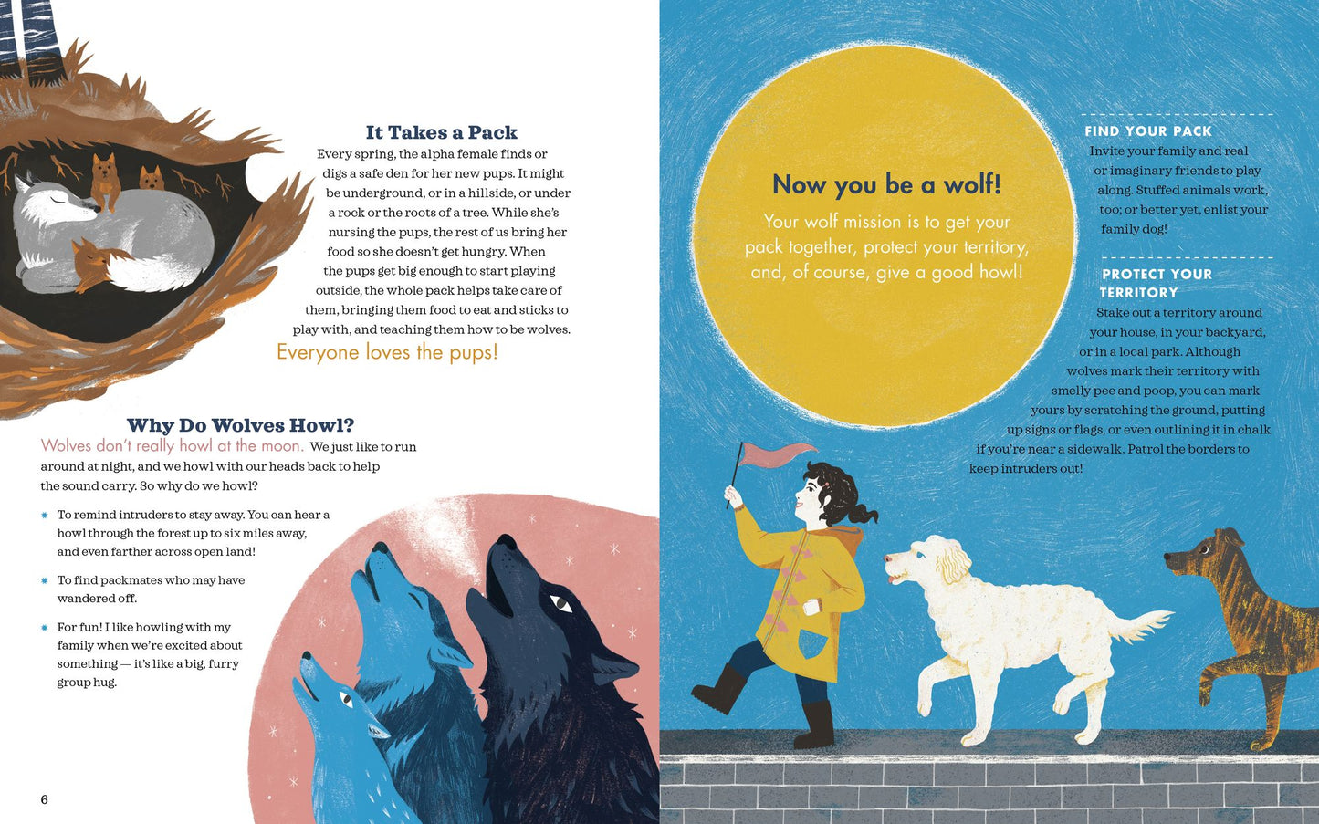 Howl Like a Wolf!: Learn to Think, Move, and Act Like 15 Amazing Animals