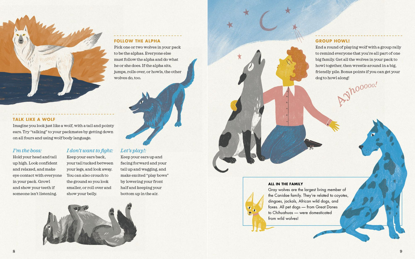Howl Like a Wolf!: Learn to Think, Move, and Act Like 15 Amazing Animals
