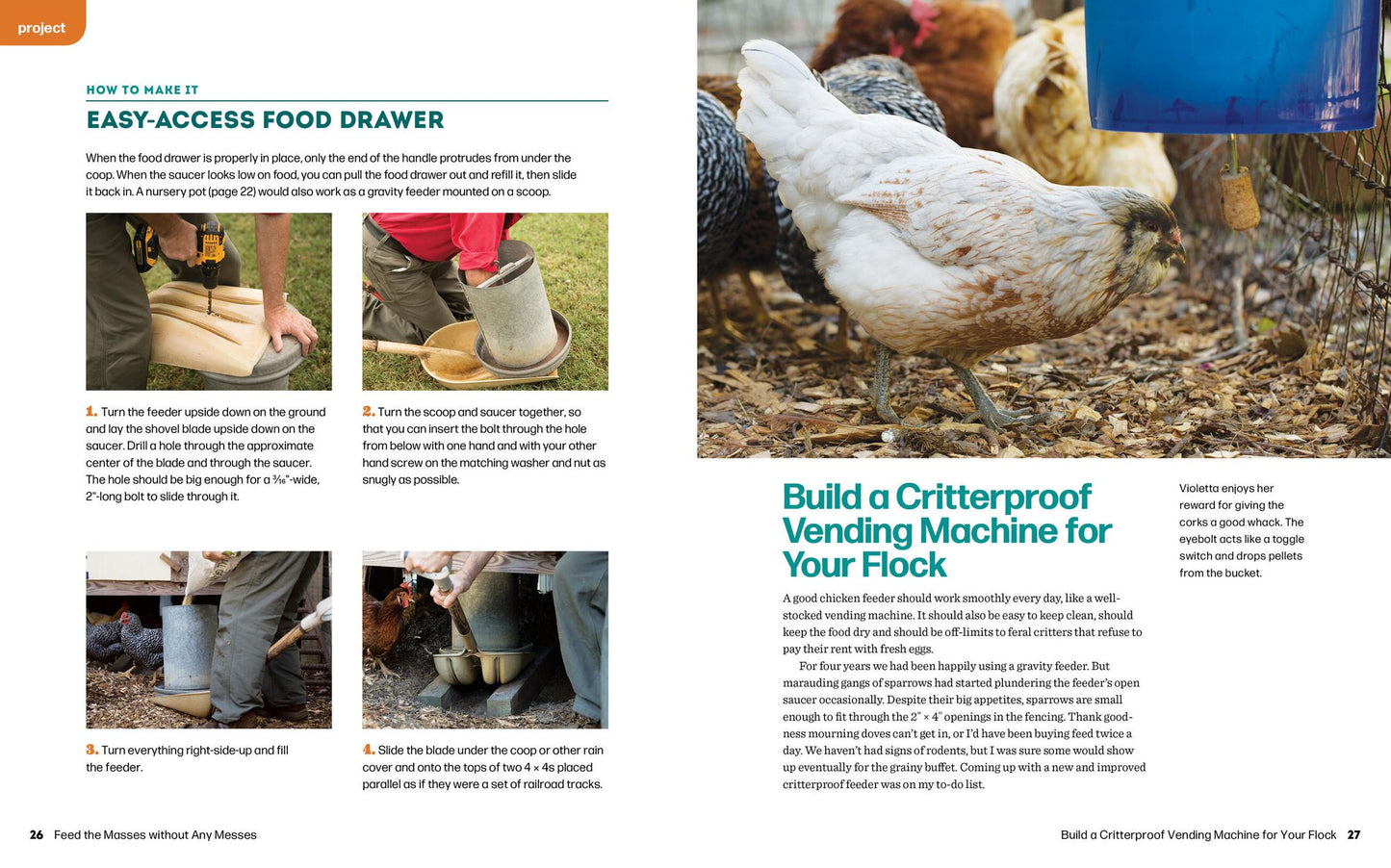 Hentopia: Create a Hassle-Free Habitat for Happy Chickens; 21 Innovative Projects