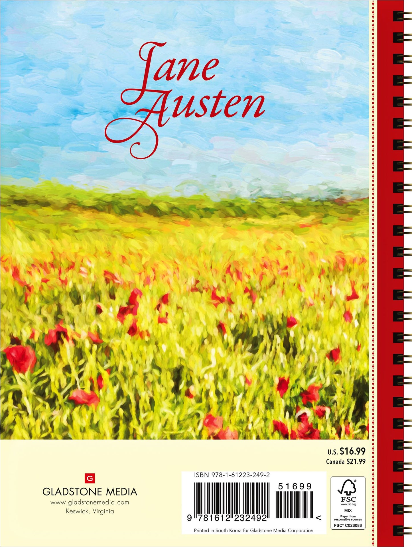 2018 Jane Austen Engagement Planner