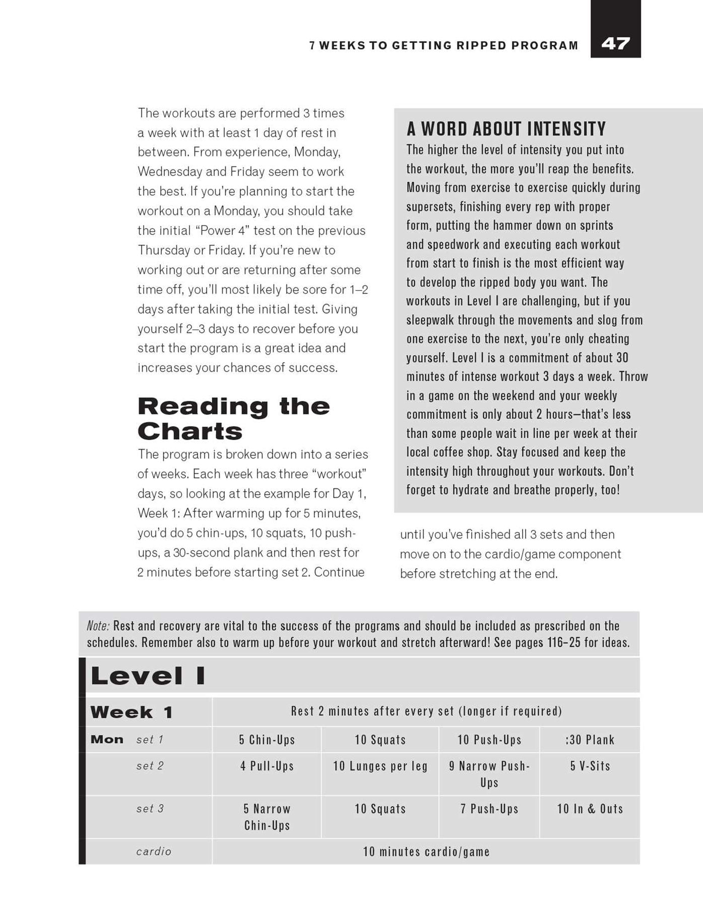 7 Weeks to Getting Ripped: The Ultimate Weight-Free, Gym-Free Training Program