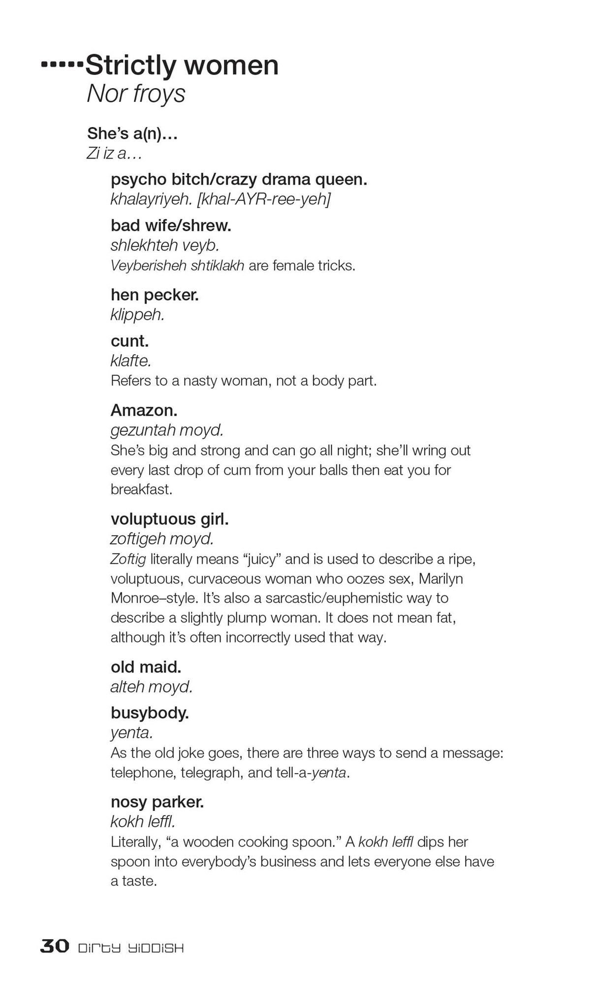 Dirty Yiddish: Everyday Slang from "What's Up?" to "F*%# Off!"