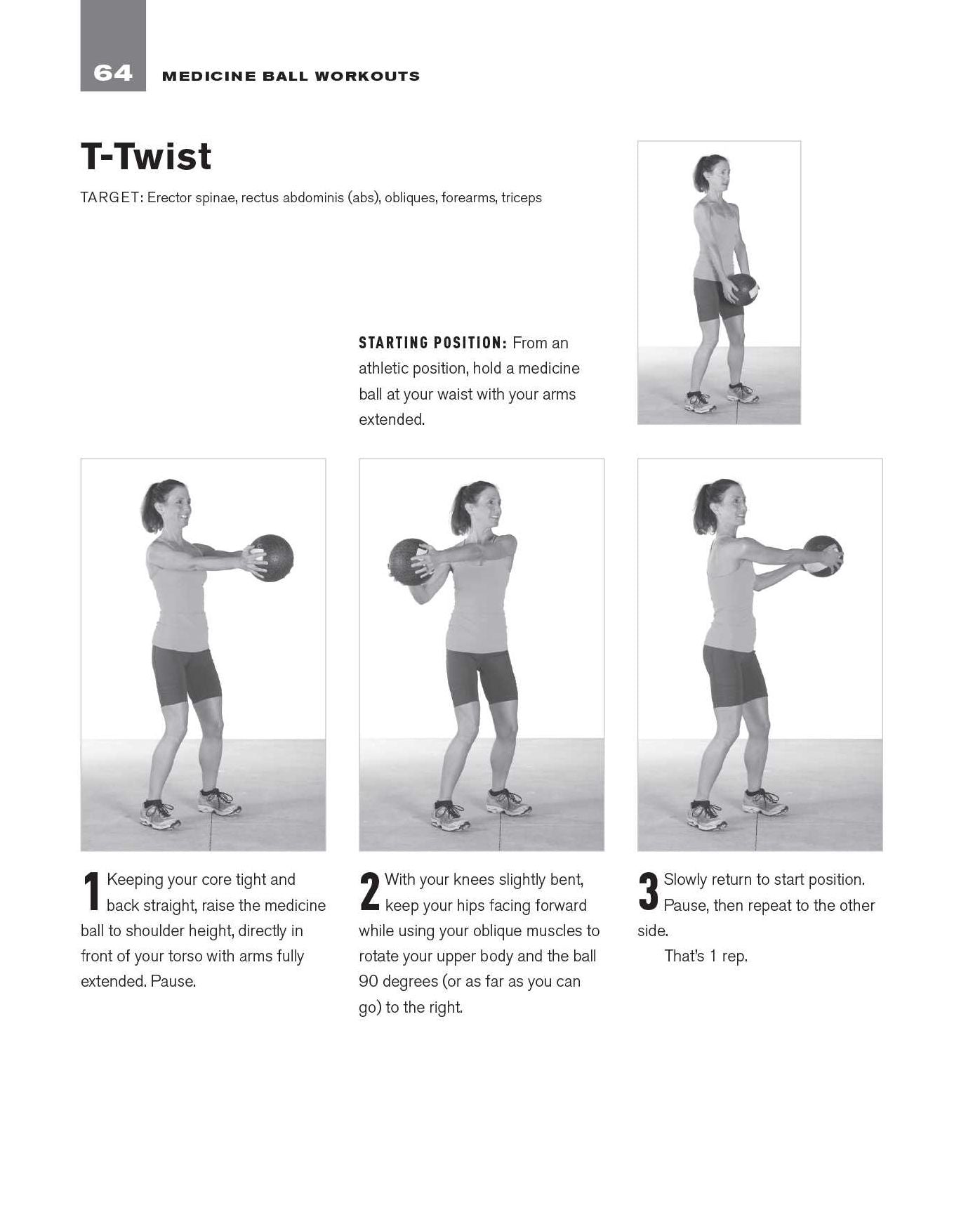 Medicine Ball Workouts: Strengthen Major and Supporting Muscle Groups for Increased Power, Coordination, and Core Stability