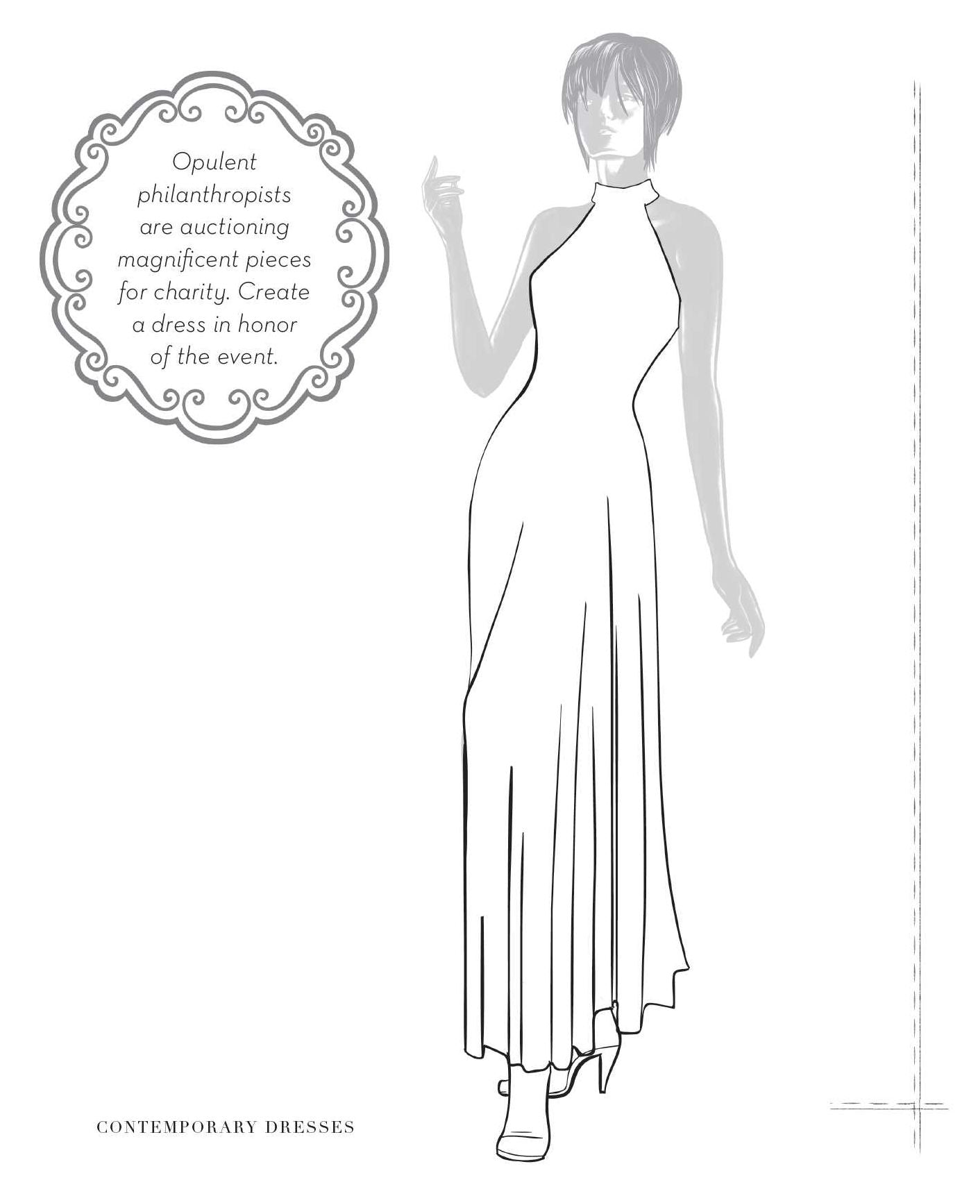 Color Me Couture: Imagine, Create and Sketch Your Own Fashion Designs