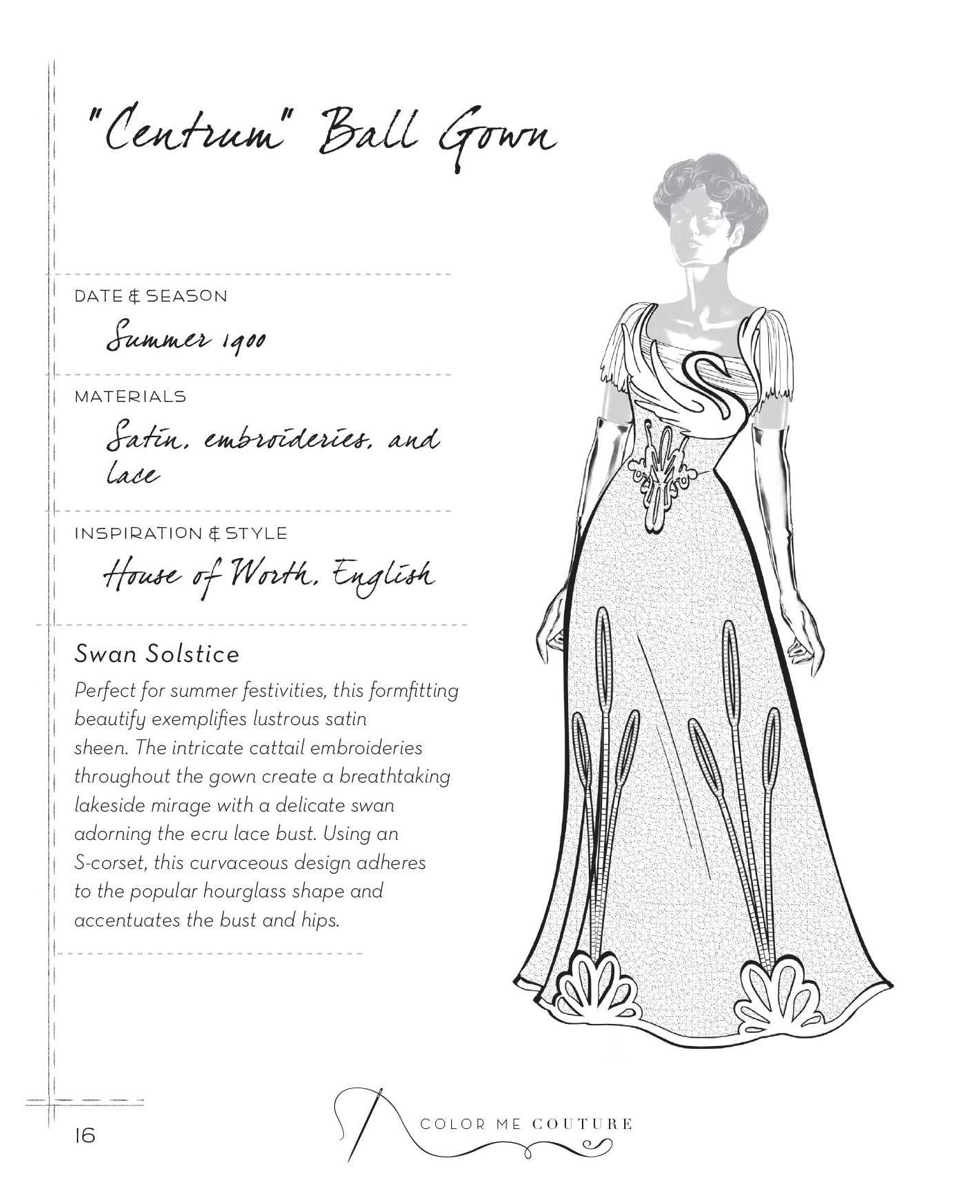 Color Me Couture: Imagine, Create and Sketch Your Own Fashion Designs