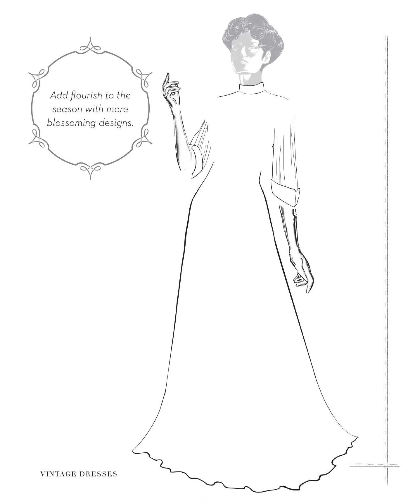 Color Me Couture: Imagine, Create and Sketch Your Own Fashion Designs