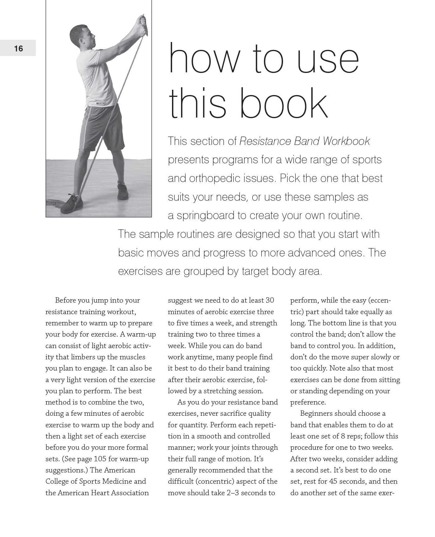 Resistance Band Workbook: Illustrated Step-by-Step Guide to Stretching, Strengthening and Rehabilitative Techniques