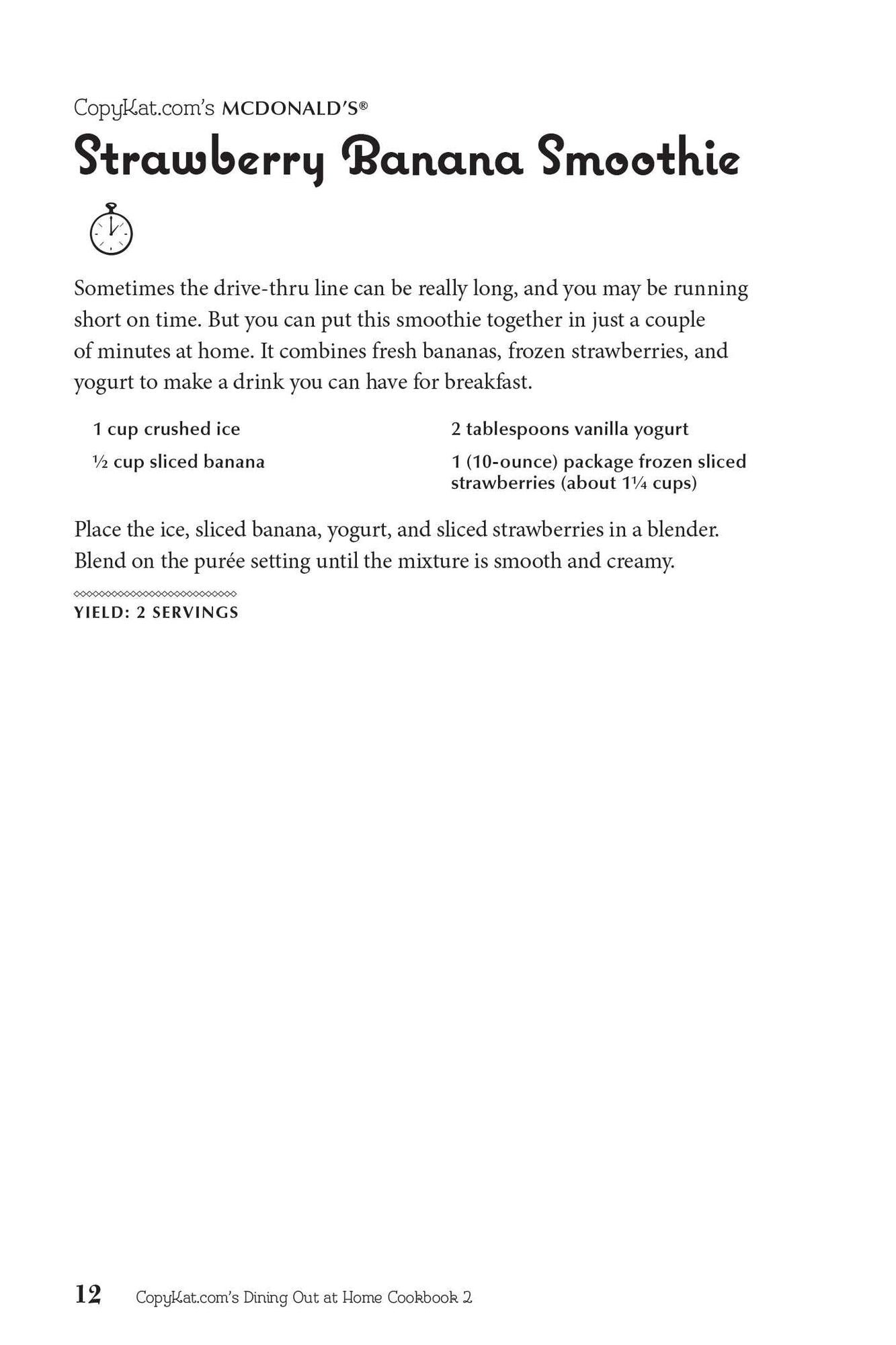 Copykat.com's Dining Out At Home Cookbook 2: More Recipes for the Most Delicious Dishes from America's Most Popular Restaurants