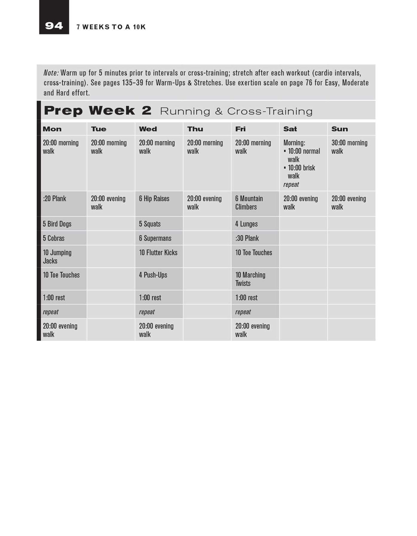 7 Weeks to a 10K: The Complete Day-by-Day Program to Train for Your First Race or Improve Your Fastest Time