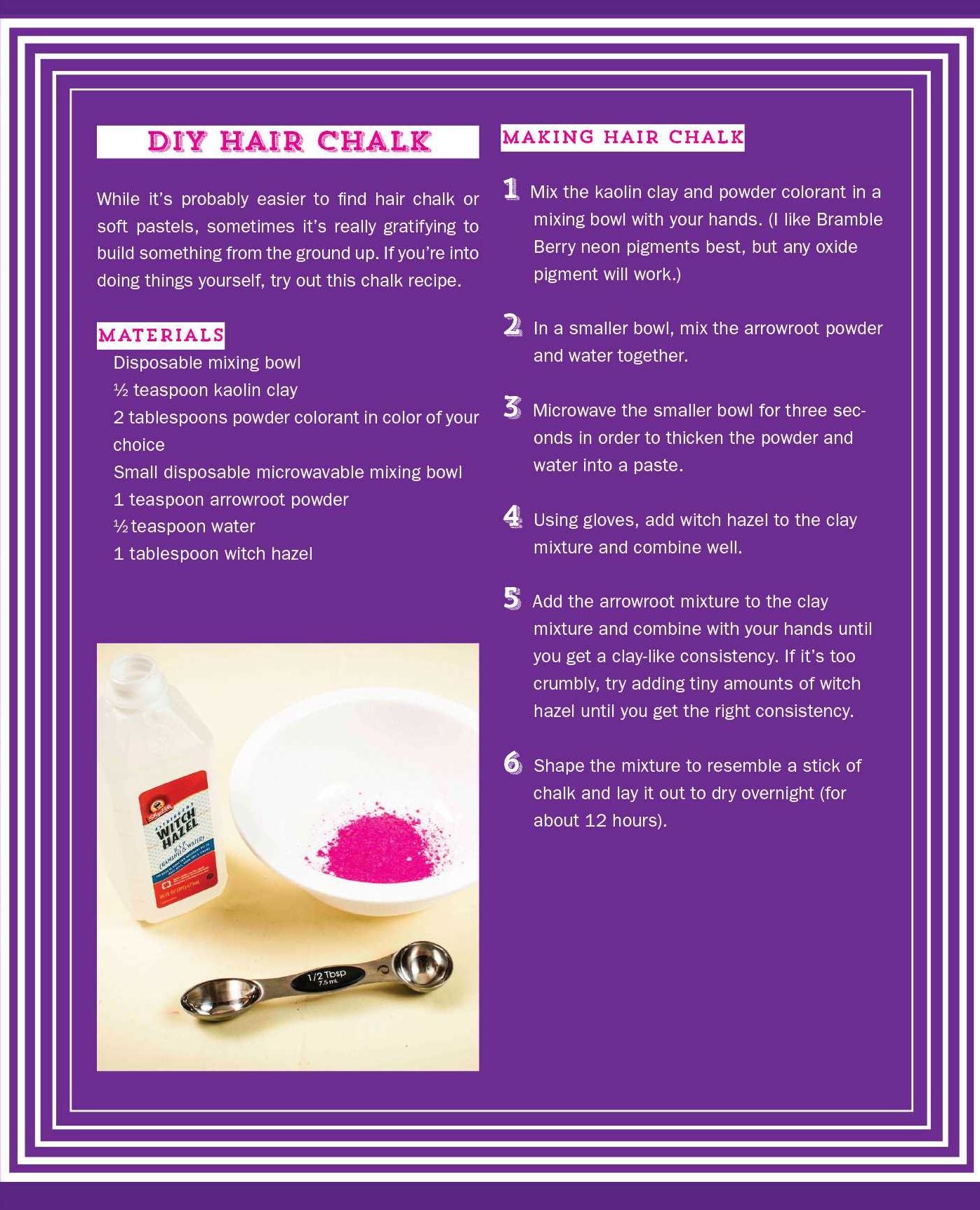 DIY Dye: Bright and Funky Temporary Hair Coloring You Do at Home