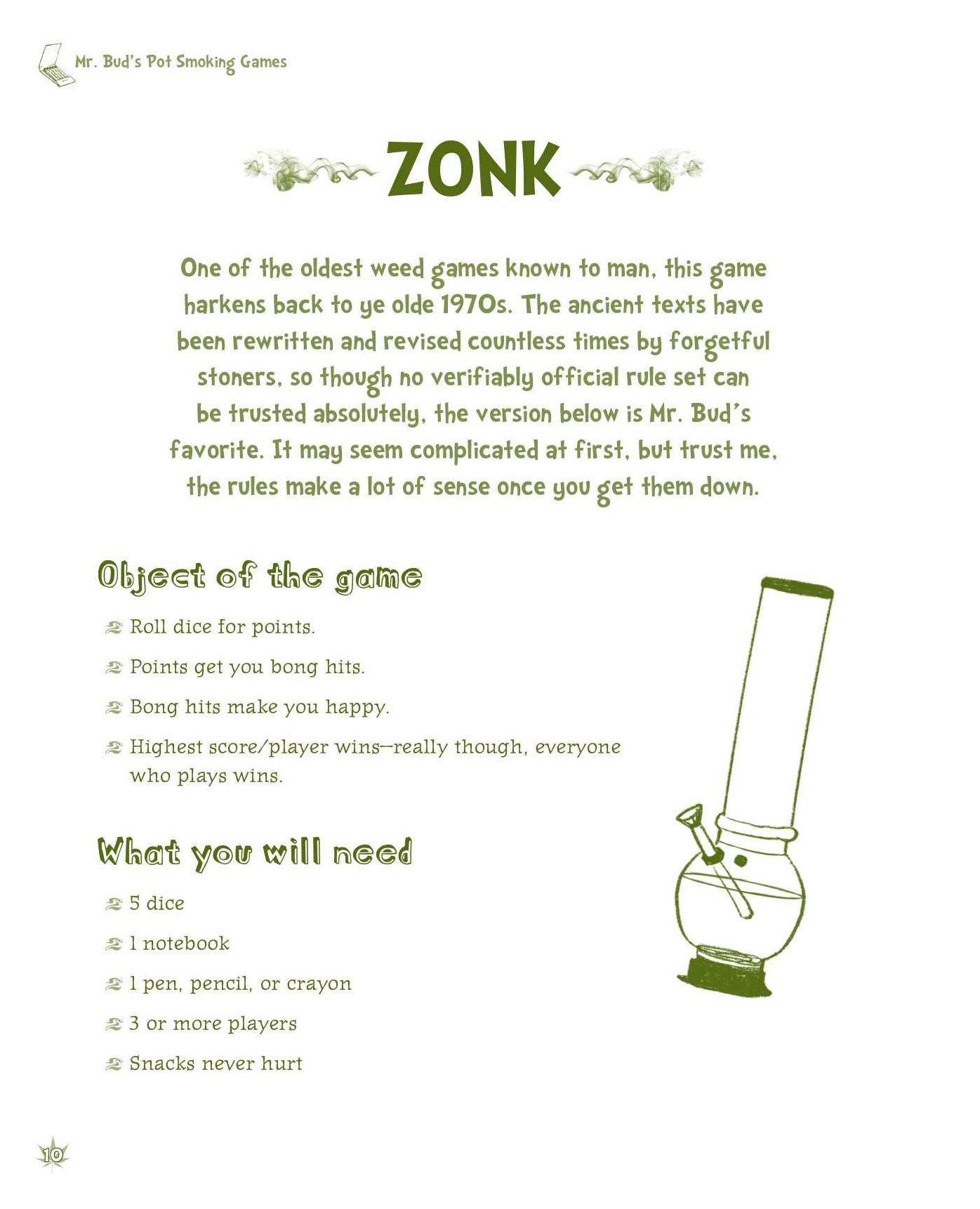 Mr. Bud's Pot Smoking Games: 25 Fun Ways to Get Baked with Your Friends