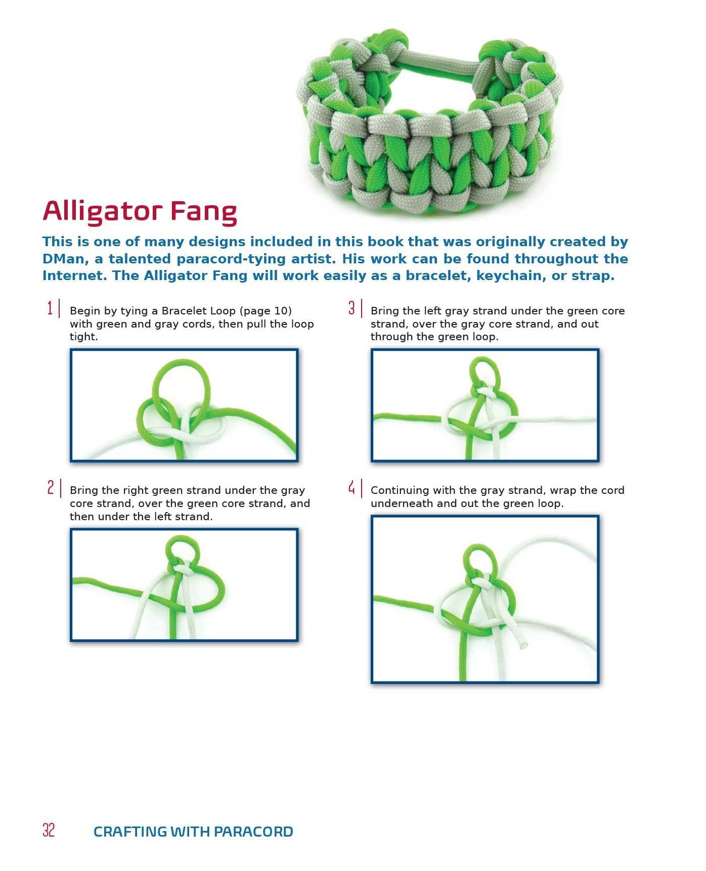 Crafting with Paracord: 50 Fun and Creative Projects Using the World's Strongest Cord