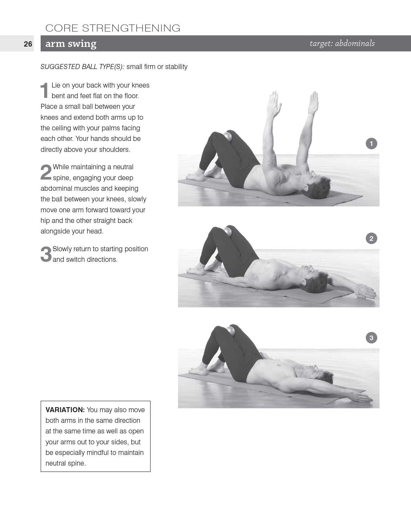 Therapy Ball Workbook: Illustrated Step-by-Step Guide to Stretching, Strengthening, and Rehabilitative Techniques