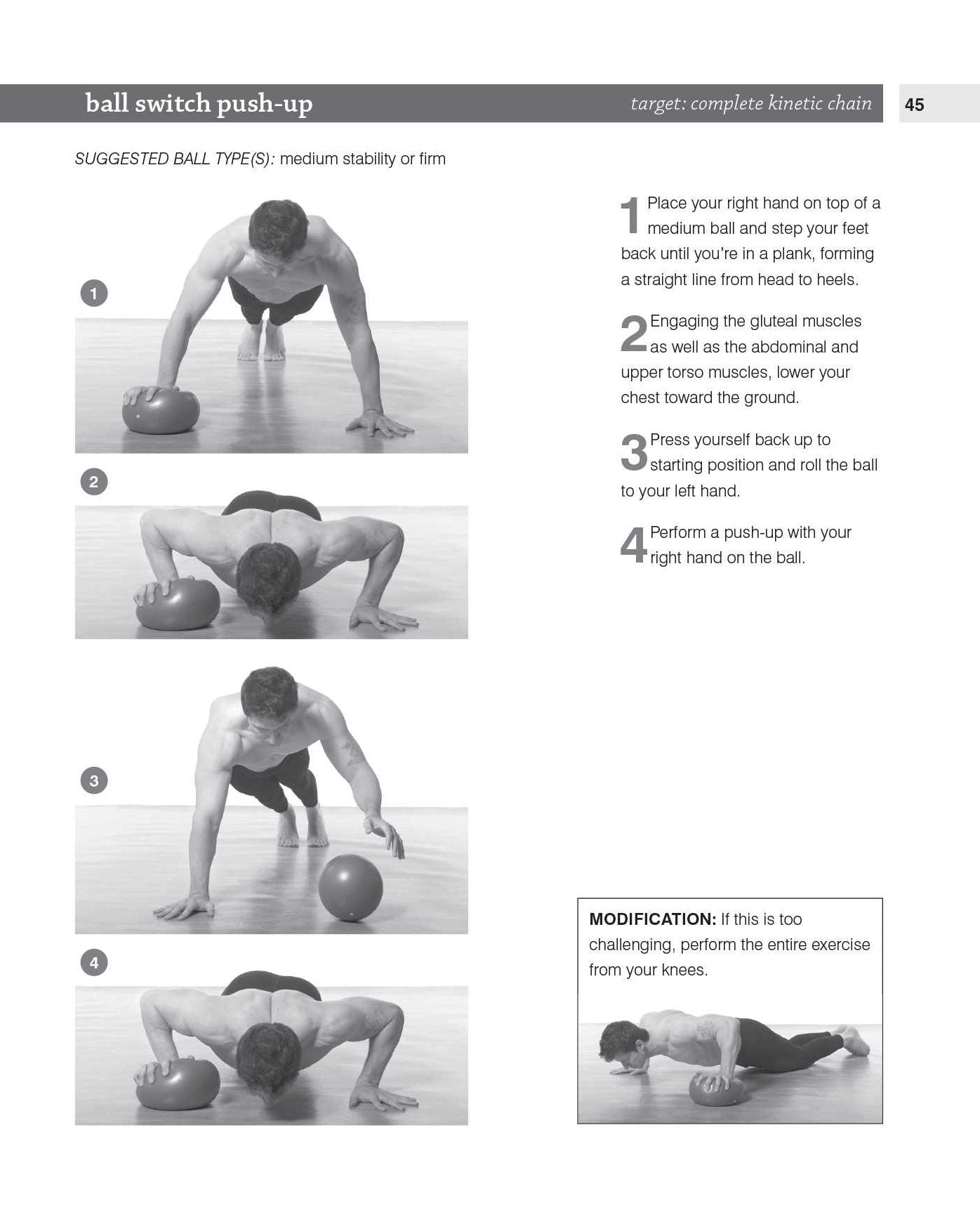 Therapy Ball Workbook: Illustrated Step-by-Step Guide to Stretching, Strengthening, and Rehabilitative Techniques