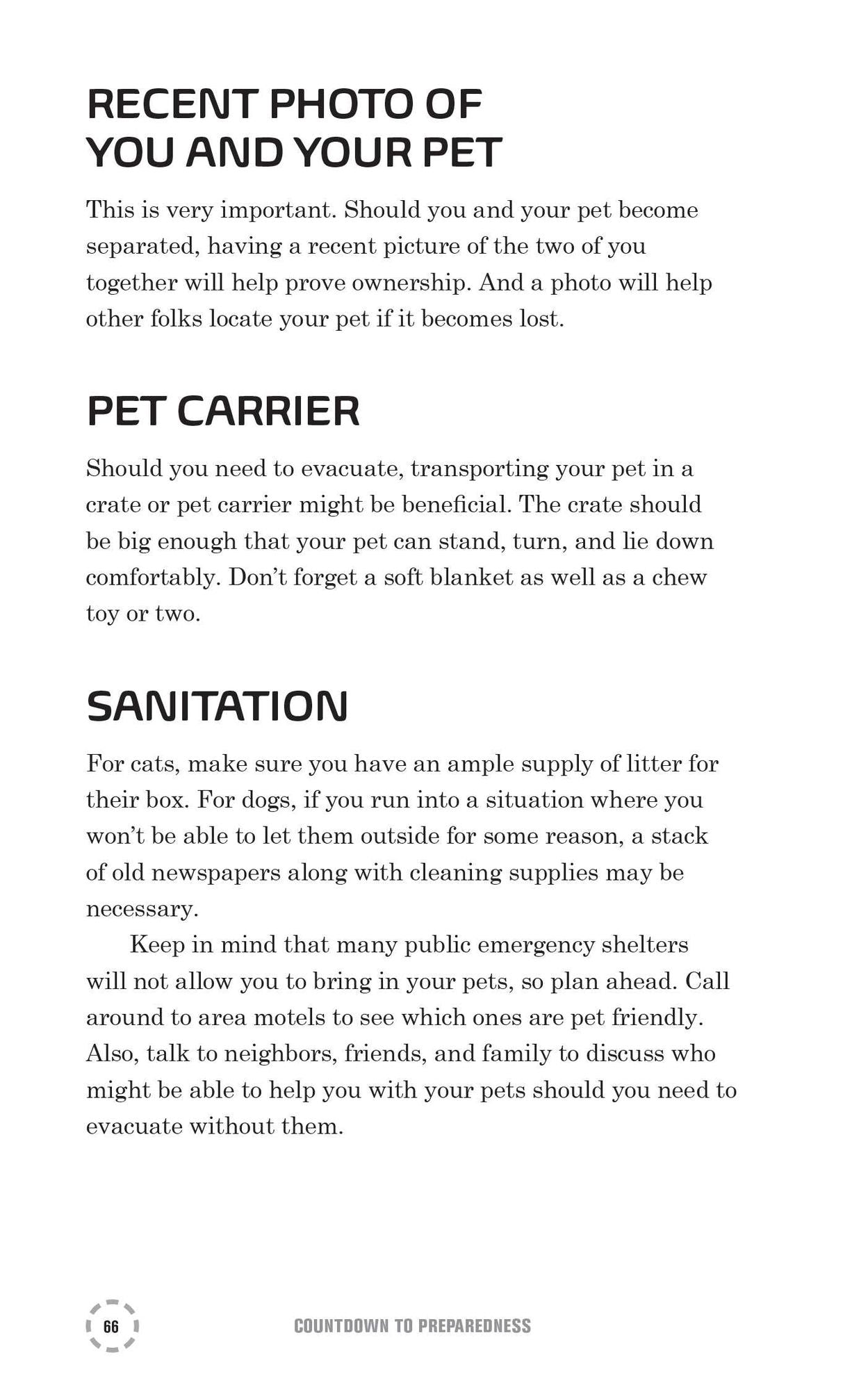Countdown to Preparedness: The Prepper's Six-Week Course to Total Disaster Readiness