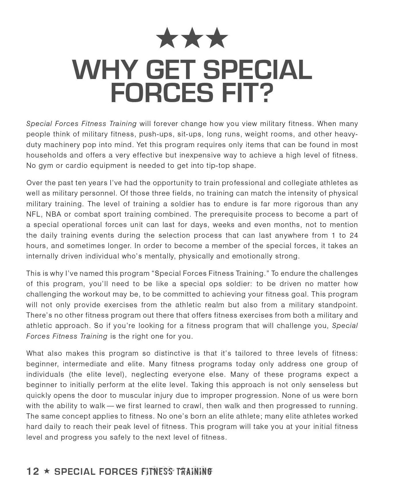 Special Forces Fitness Training: Gym-Free Workouts to Build Muscle and Get in Elite Shape
