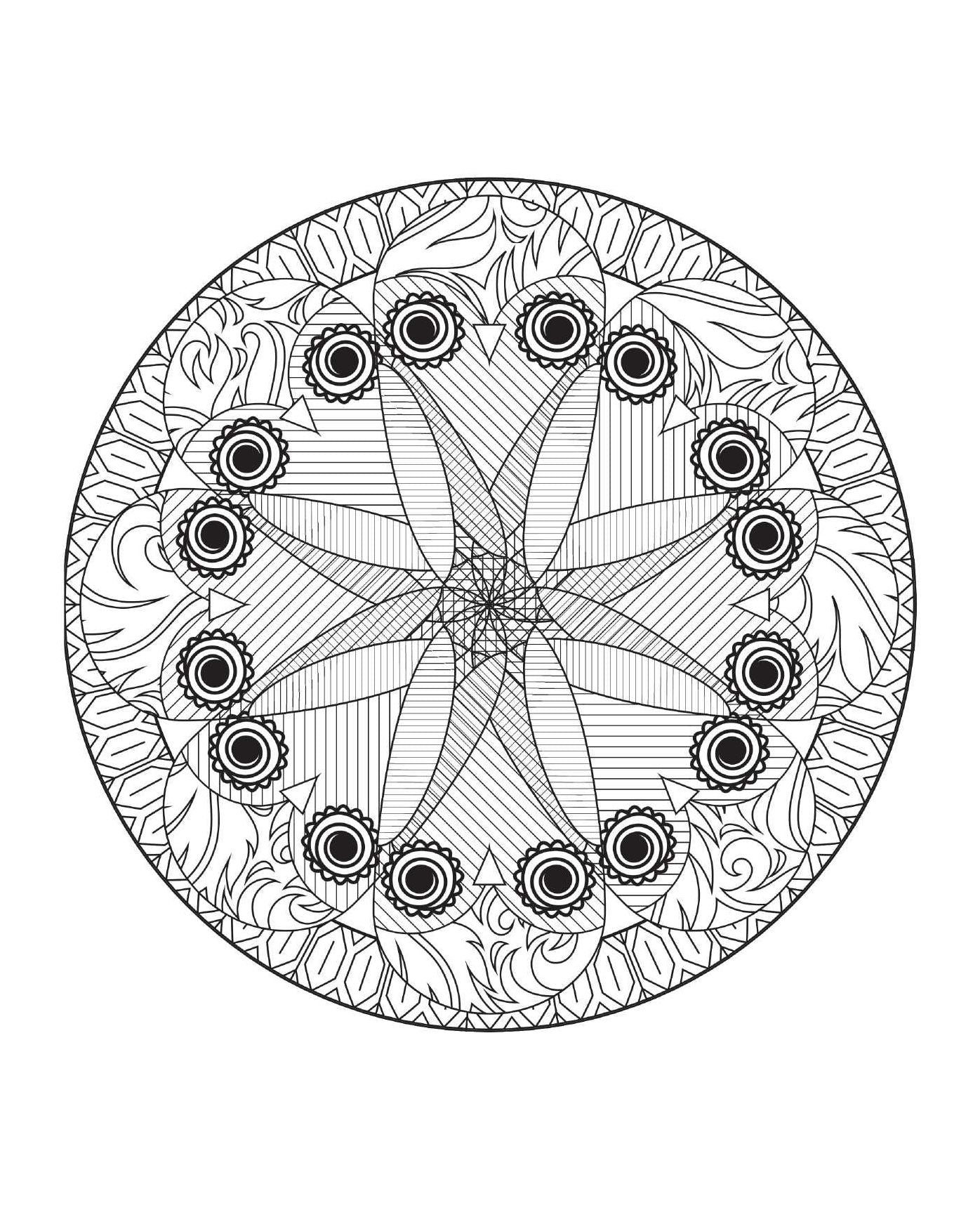 Coloring Animal Mandalas