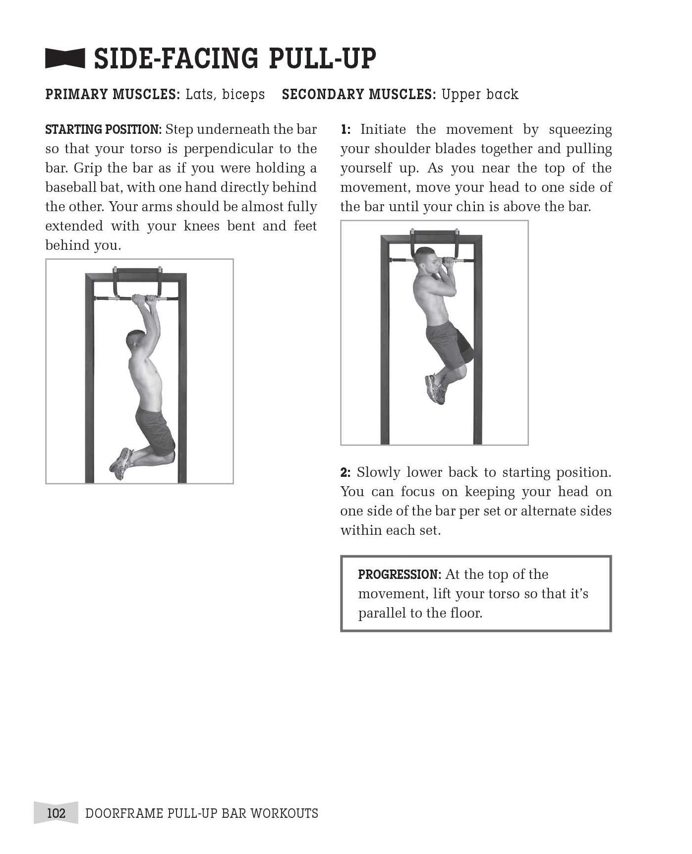 Doorframe Pull-Up Bar Workouts: Full Body Strength Training for Arms, Chest, Shoulders, Back, Core, Glutes and Legs