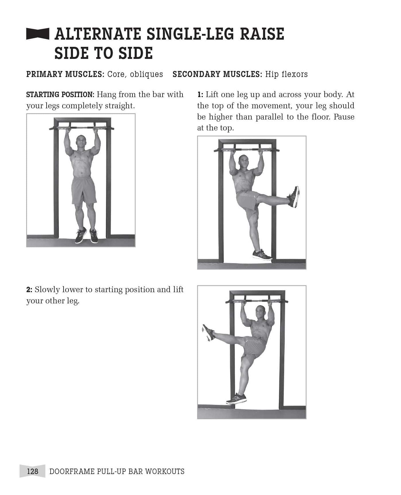 Doorframe Pull-Up Bar Workouts: Full Body Strength Training for Arms, Chest, Shoulders, Back, Core, Glutes and Legs