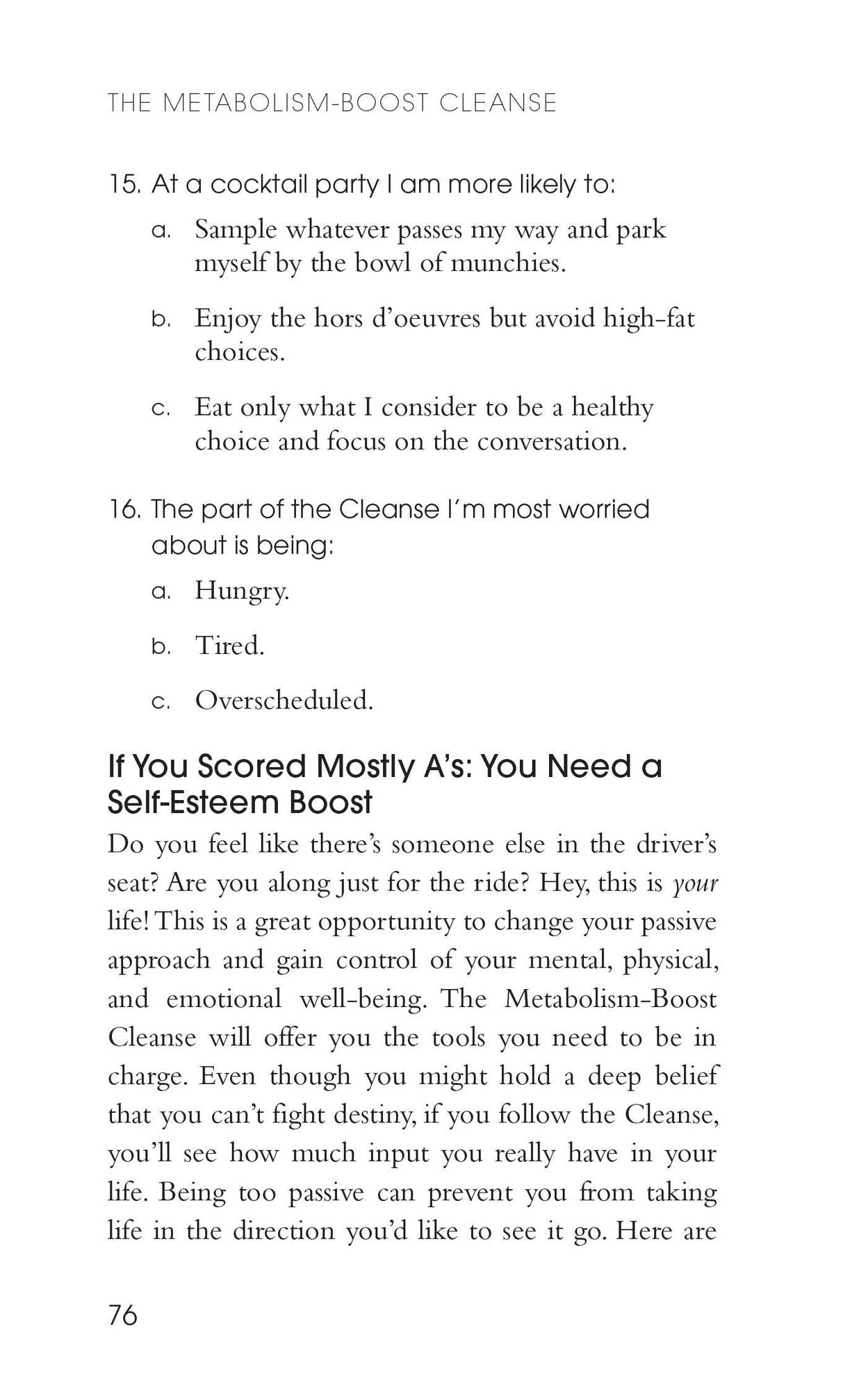 The Metabolism-Boost Cleanse: A 3-Day Detox to Reset Your System for Maximum Health, Energy and Fat Burning