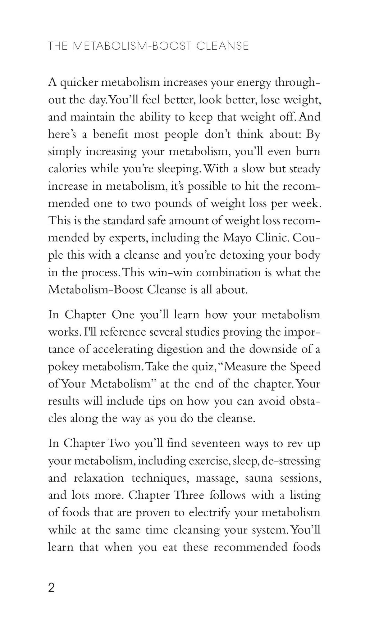 The Metabolism-Boost Cleanse: A 3-Day Detox to Reset Your System for Maximum Health, Energy and Fat Burning