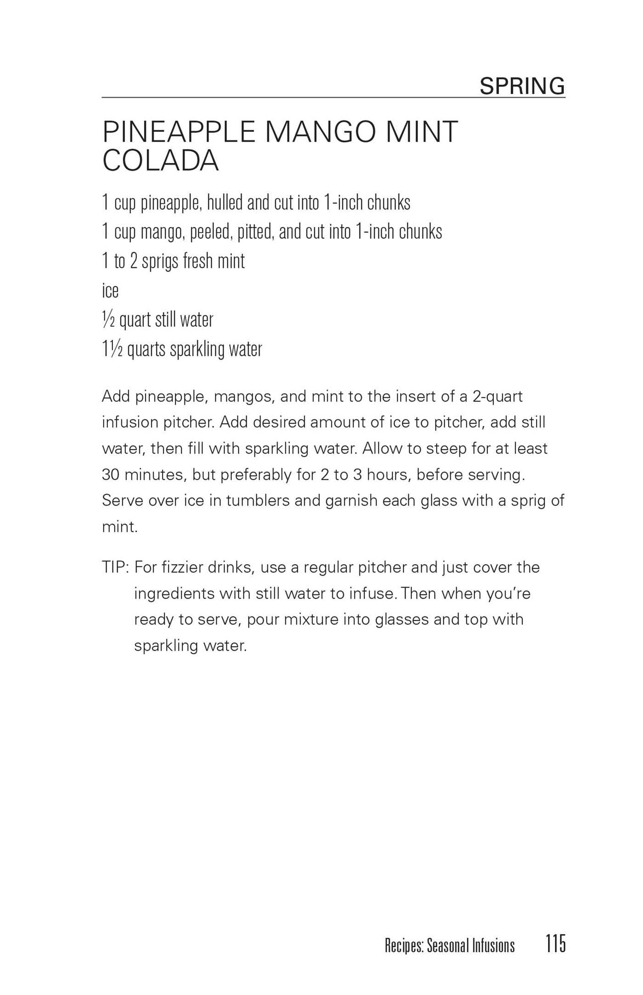 Water Infusions: Refreshing, Detoxifying and Healthy Recipes for Your Home Infuser