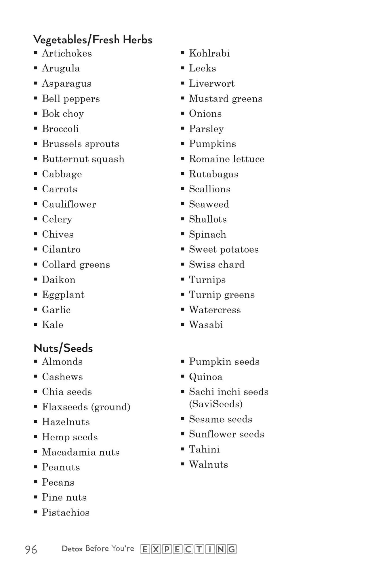 Detox Before You're Expecting: A Cleansing Program to Prepare Your Body for Pregnancy