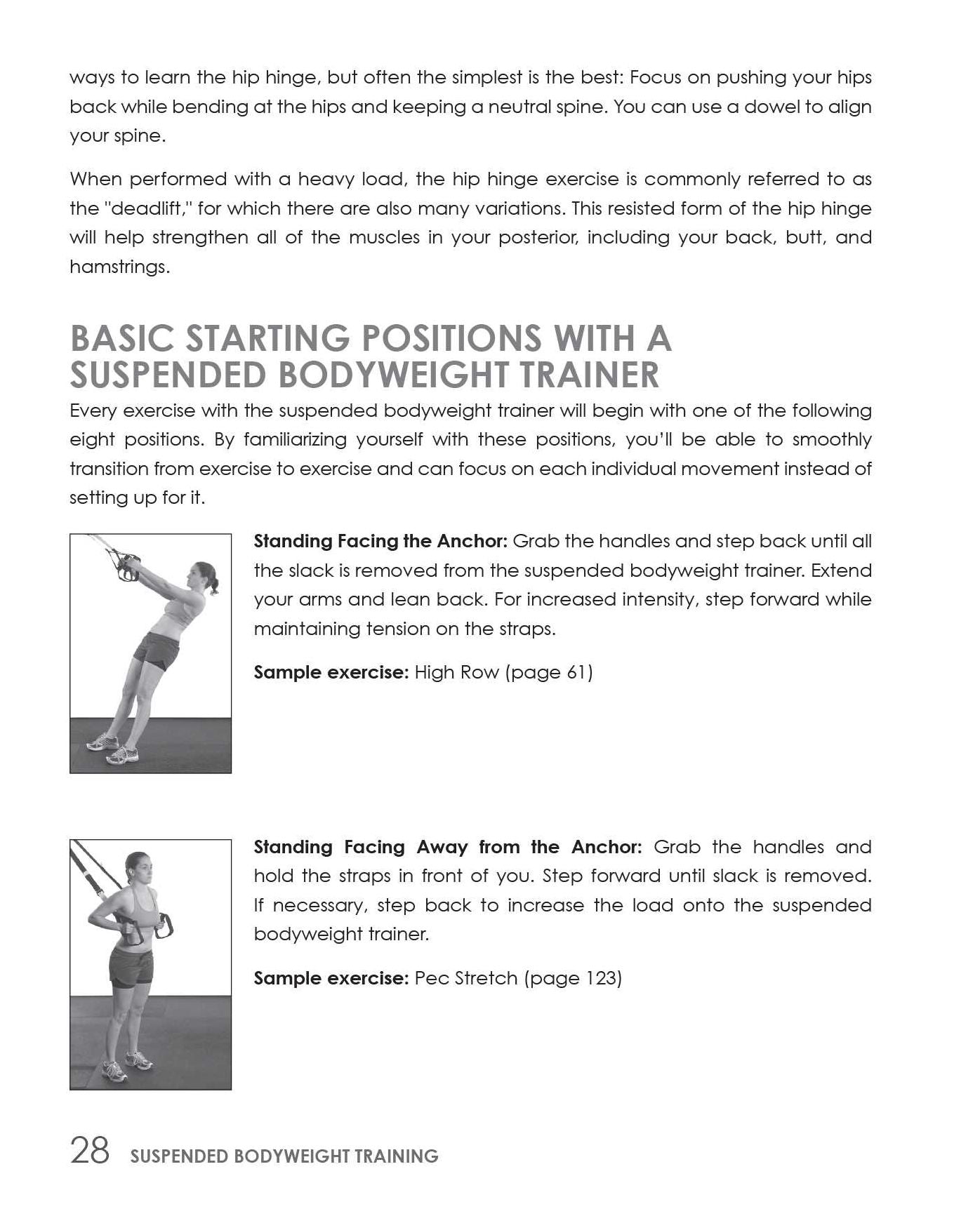 Suspended Bodyweight Training: Workout Programs for Total-Body Fitness