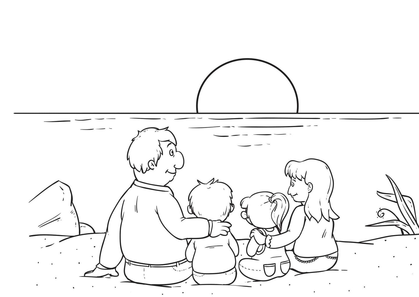 My Trip to the Beach: Doodle Postcards
