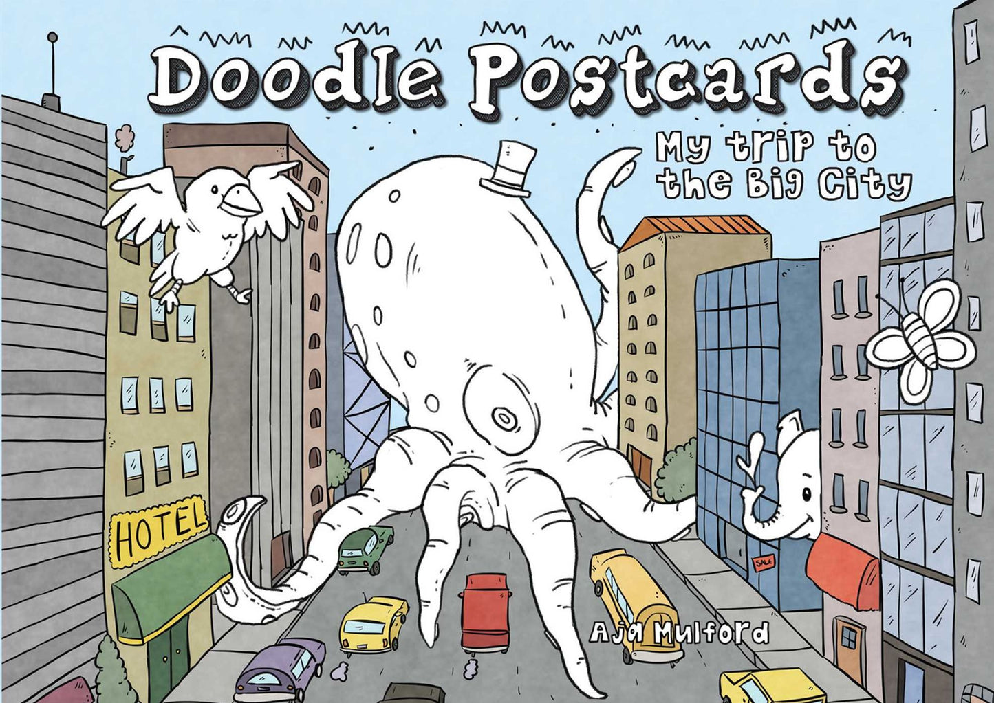 My Trip to the Big City: Doodle Postcards