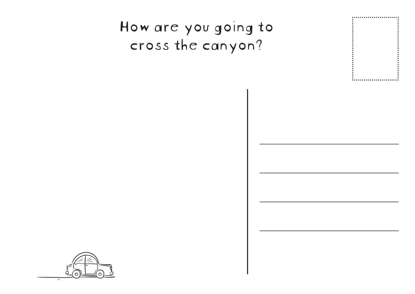 My Family Vacation: Doodle Postcards