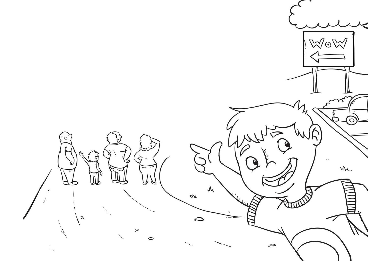 My Family Vacation: Doodle Postcards