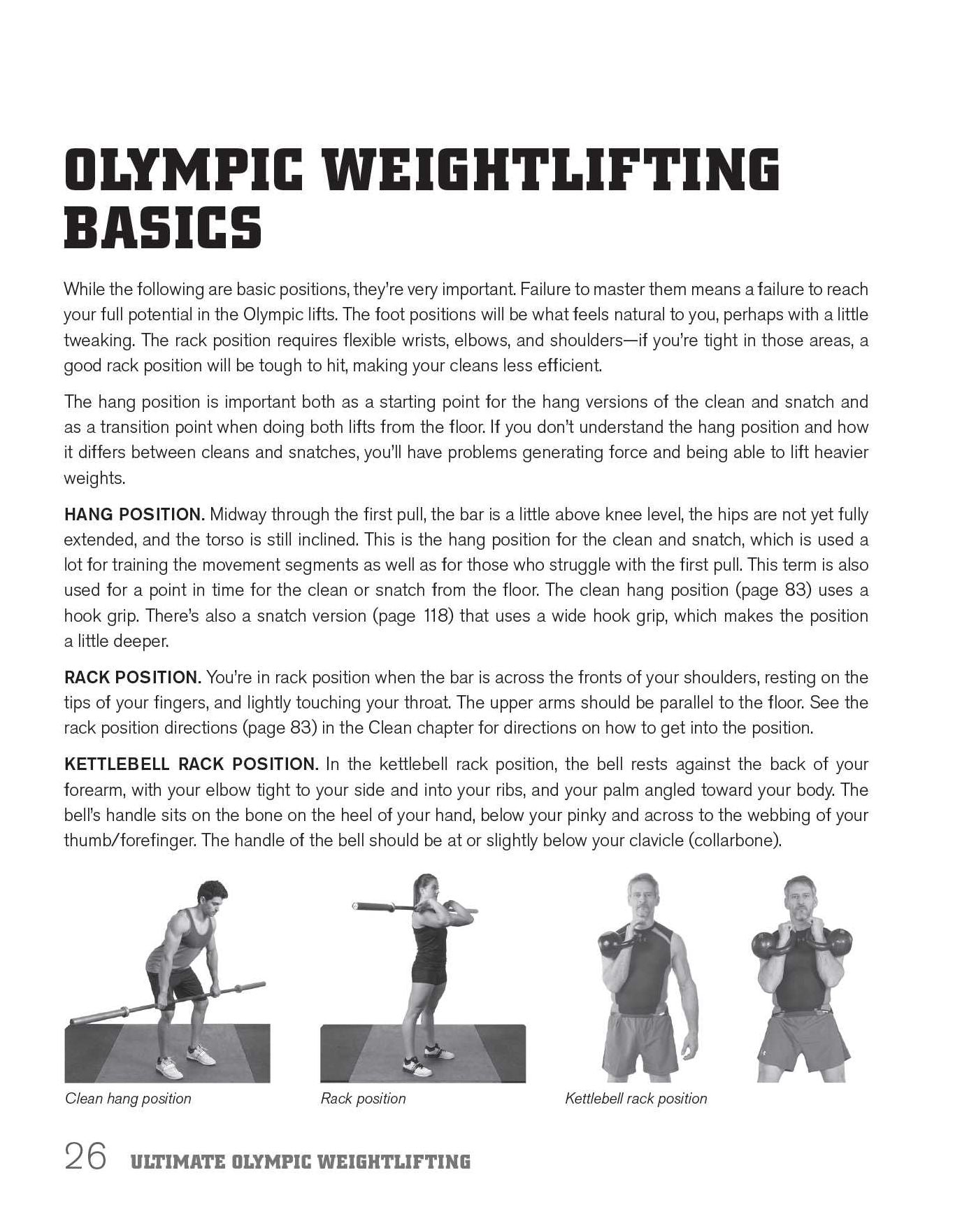 Ultimate Olympic Weightlifting: A Complete Guide to Barbell Lifts--From Beginner to Gold Medal