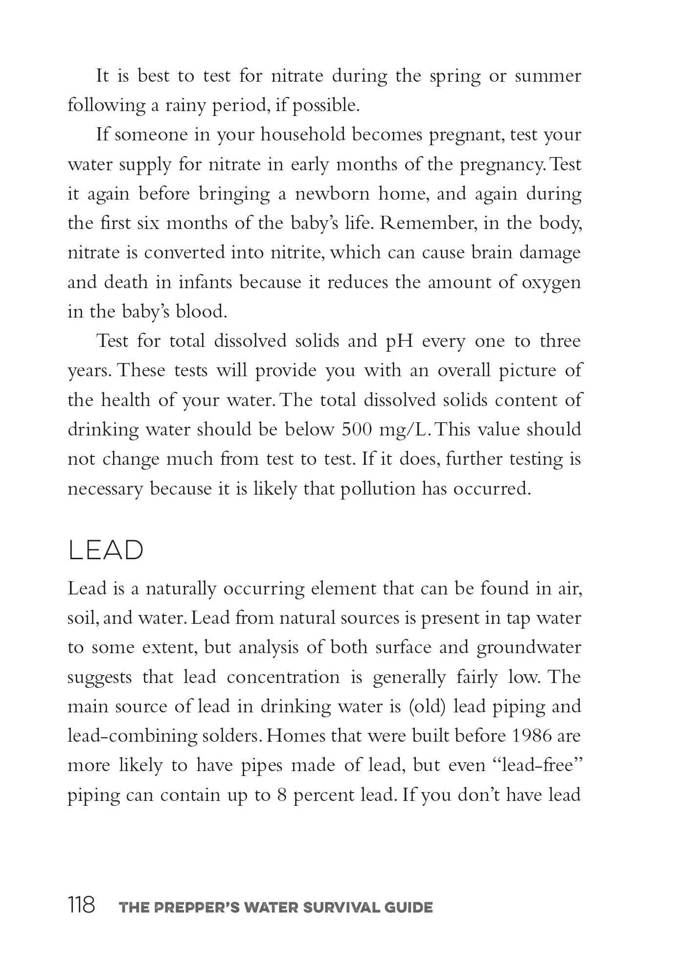 The Prepper's Water Survival Guide: Harvest, Treat, and Store Your Most Vital Resource