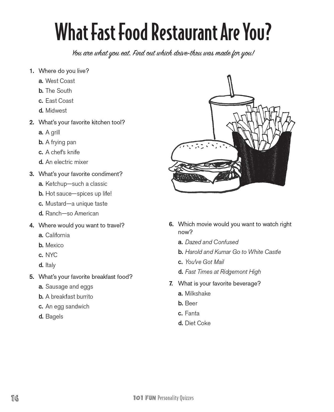 101 Fun Personality Quizzes: Who Are You . . . Really?!
