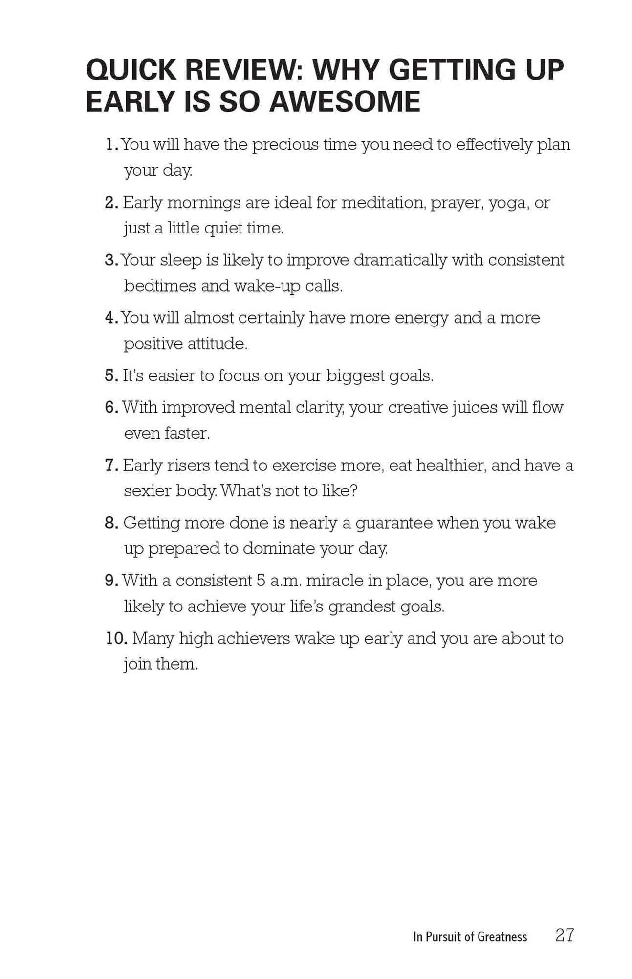The 5 A.M. Miracle: Dominate Your Day Before Breakfast
