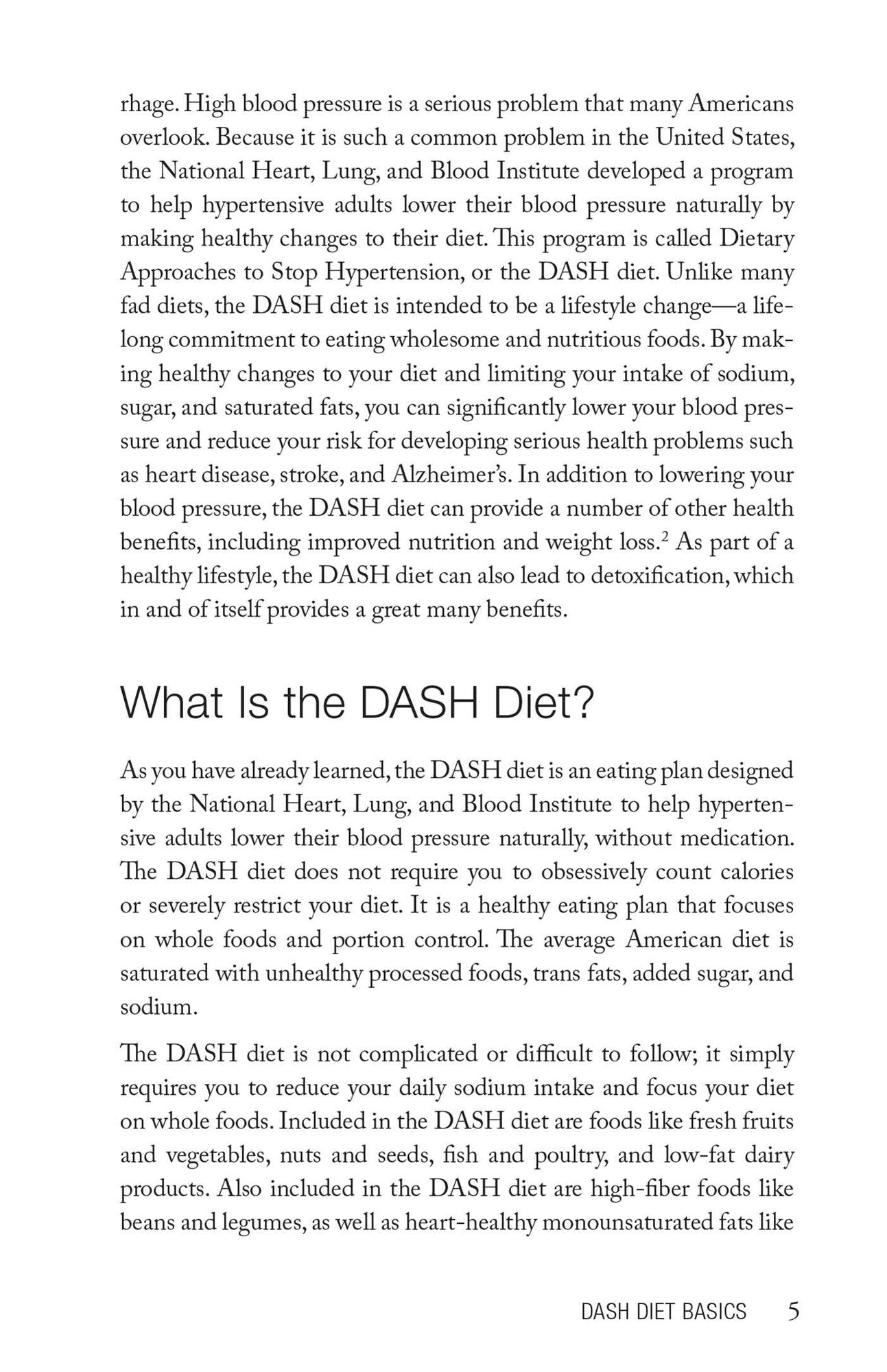 DASH Diet Detox: 14-day Quick-Start Plan to Lower Blood Pressure and Lose Weight the Healthy Way