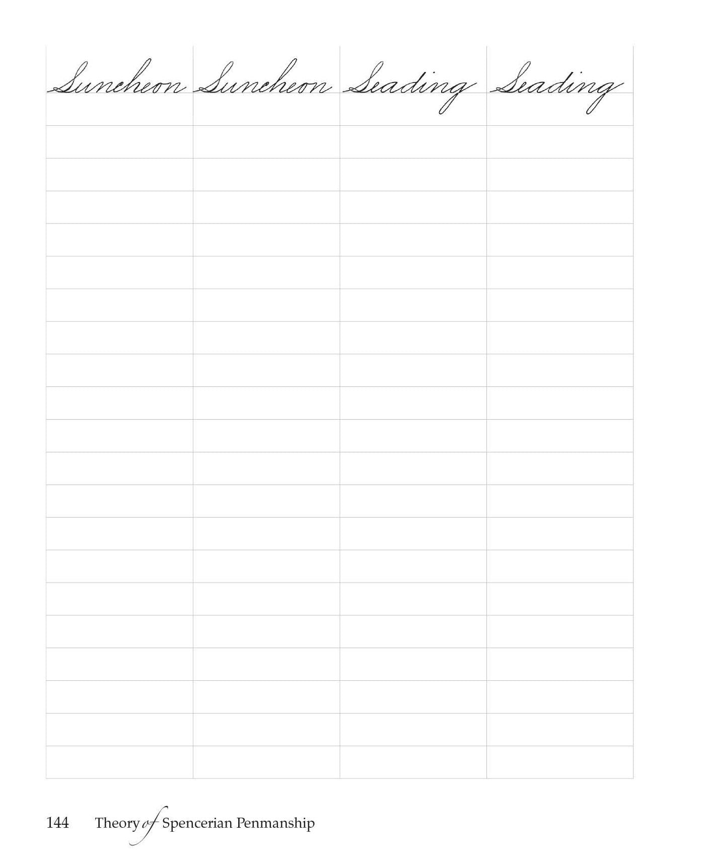 Spencerian Handwriting: The Complete Collection of Theory and Practical Workbooks for Perfect Cursive and Hand Lettering