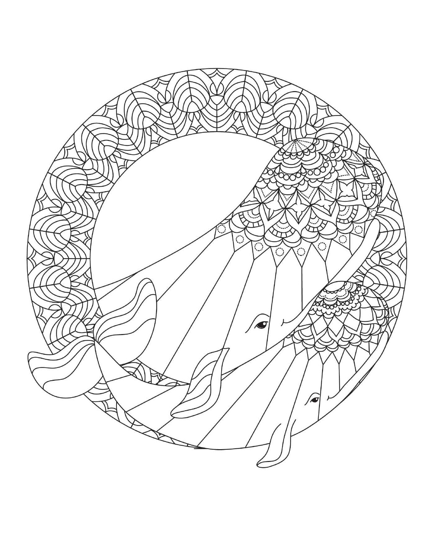 Coloring Ocean Mandalas: 30 Hand-Drawn Designs for Mindful Relaxation
