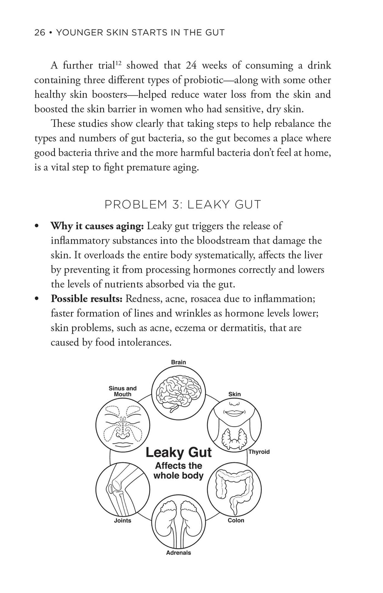 Younger Skin Starts in the Gut: 4-Week Program to Identify and Eliminate Your Skin-Aging Triggers - Gluten, Wine, Dairy, and Sugar