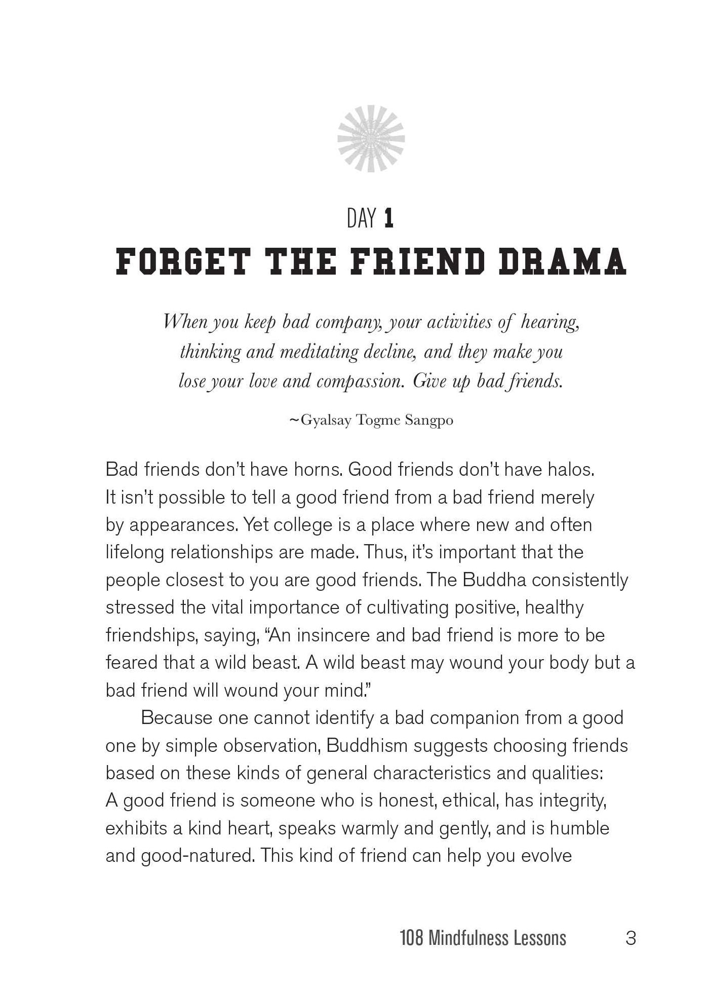 Buddha U: 108 Mindfulness Lessons for Surviving Test Stress, Freshman 15, Friend Drama, Insane Roommates, Awkward Dates, Late Nights, Morning Lectures...and Other College Challenges