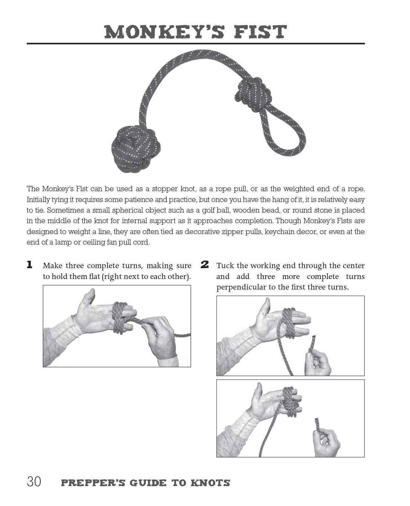 Prepper's Guide to Knots: The 100 Most Useful Tying Techniques for Surviving any Disaster